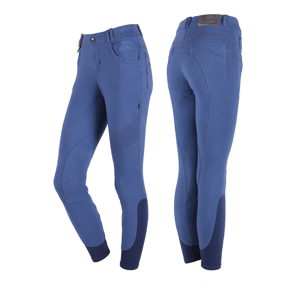 Rijbroek Aileen Junior Denim Blauw QHP